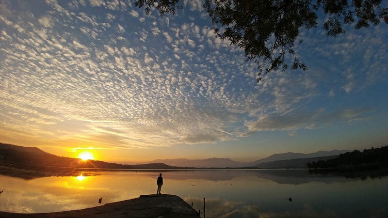 Tramonto sul Lago di Viverone